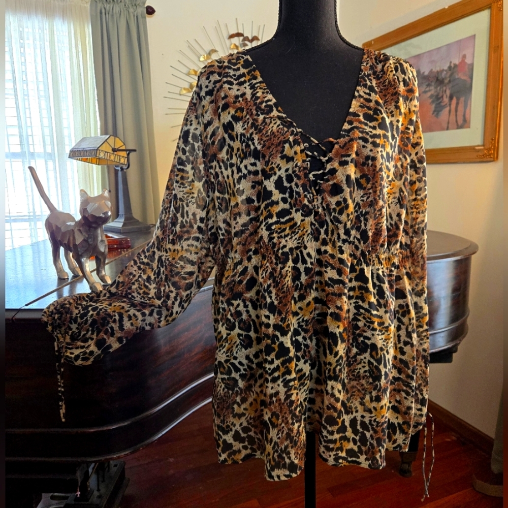 Animal Print Blouse